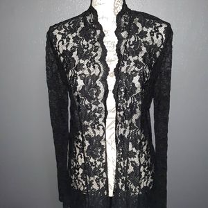 CDW BLACK LACED CARDIGAN